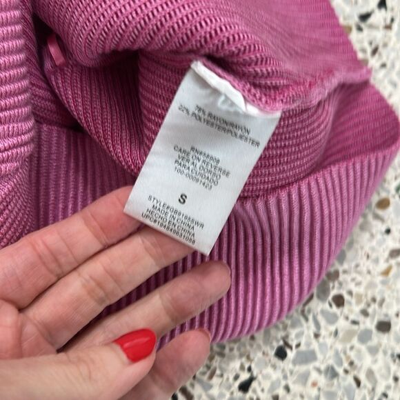 NWT Gianni Bini GB Dillards pink knit sweater halter top small s - Picture 6 of 6